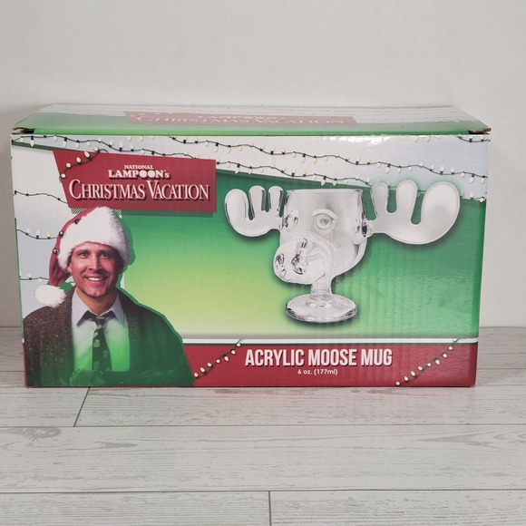 Spoontiques Other - National Lampoon's Christmas Vacation Acrylic Moose Mug Unisex 6oz Clear NIB Cup